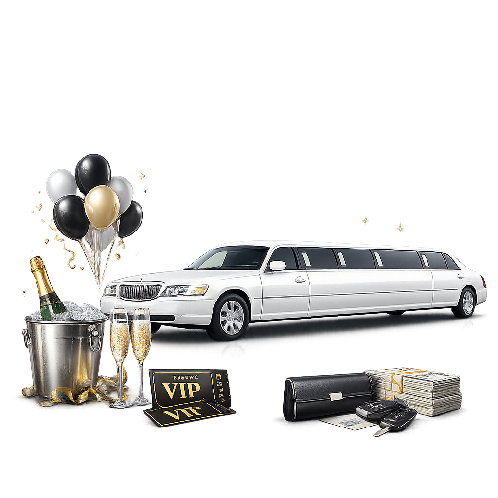 Limo hire illustration